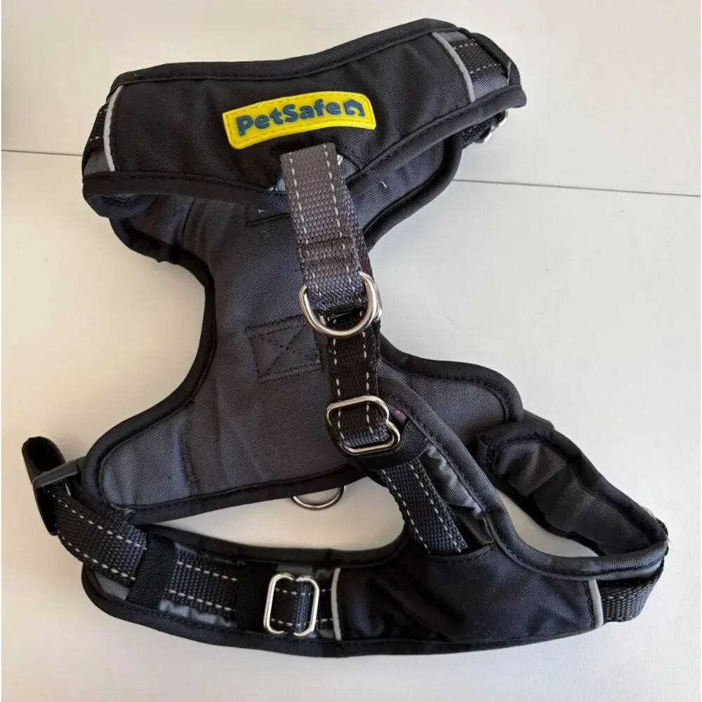 PetSafe Easy Walk Comfort Reflective No Pull Dog Harness Black M/L 24-34